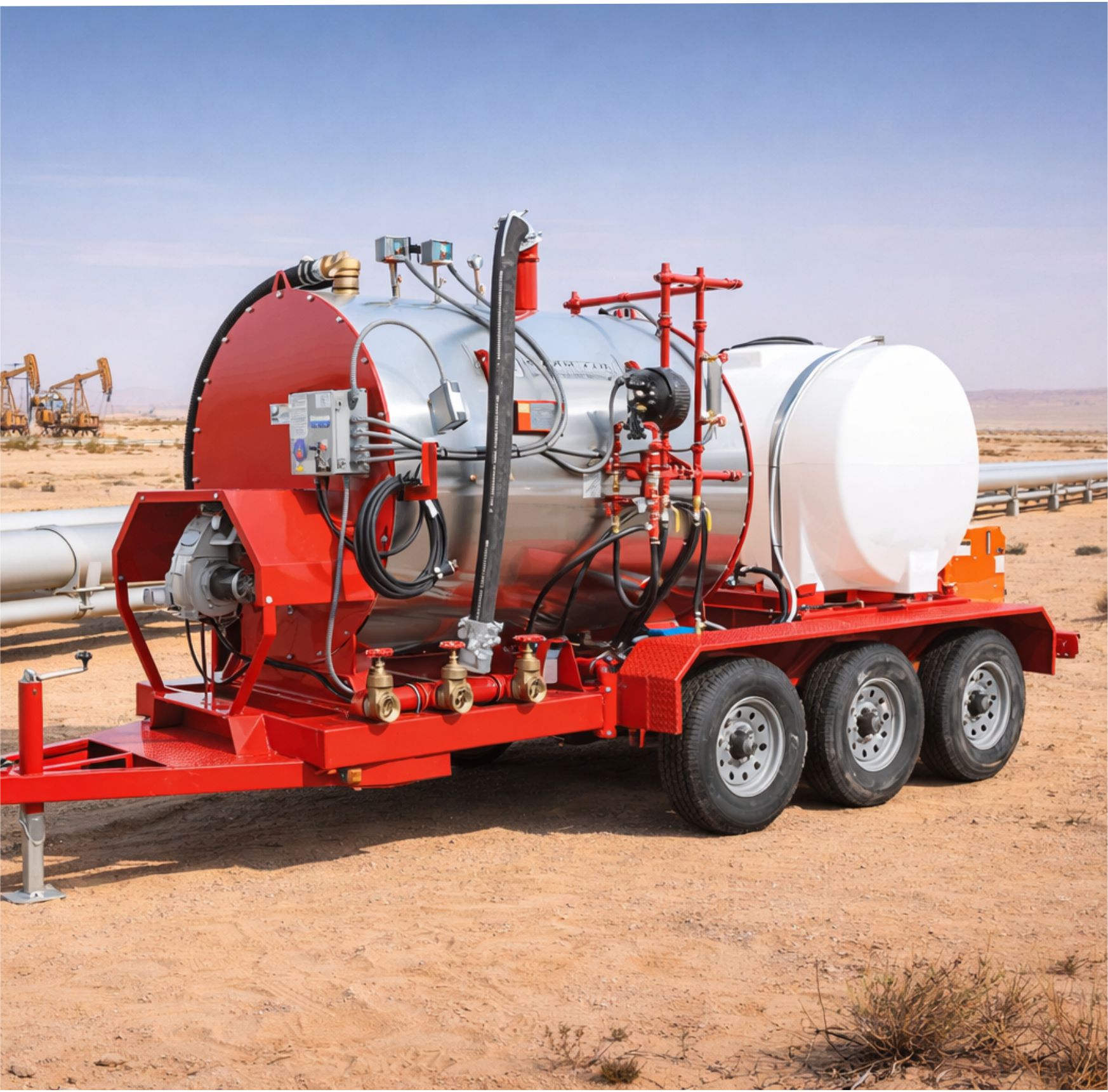 Thermal treatments of wells and pipelines